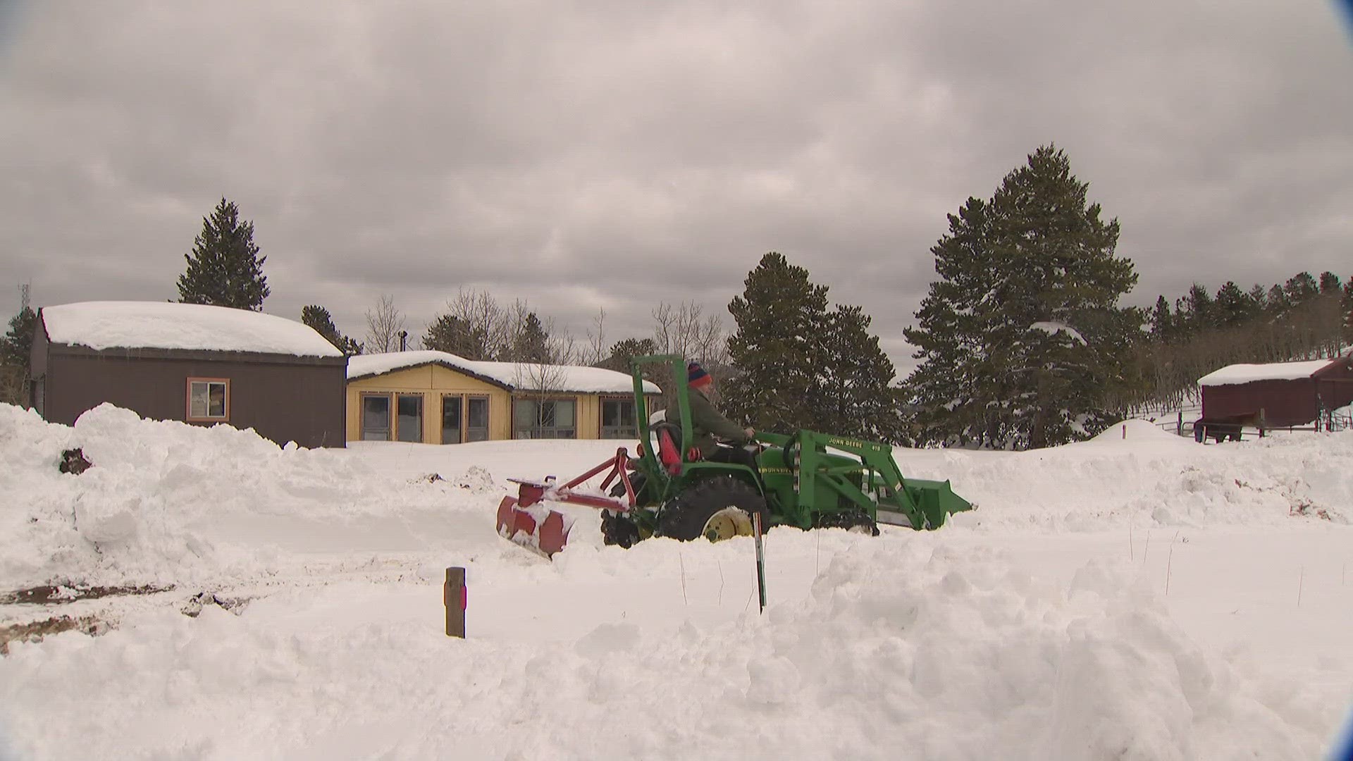 Days after a major snowstorm swept through, Gilpin County is still working to get back to normal.