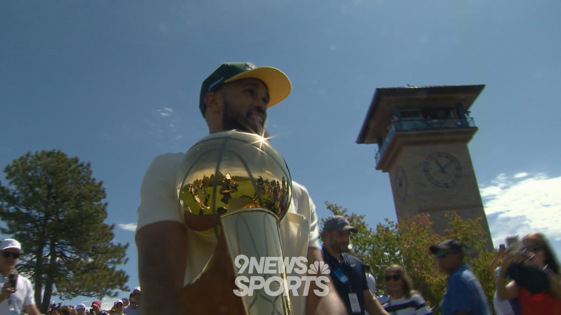 The Legend High School alum walked Castle Pines while his childhood friend played in the 2024 BMW championship.