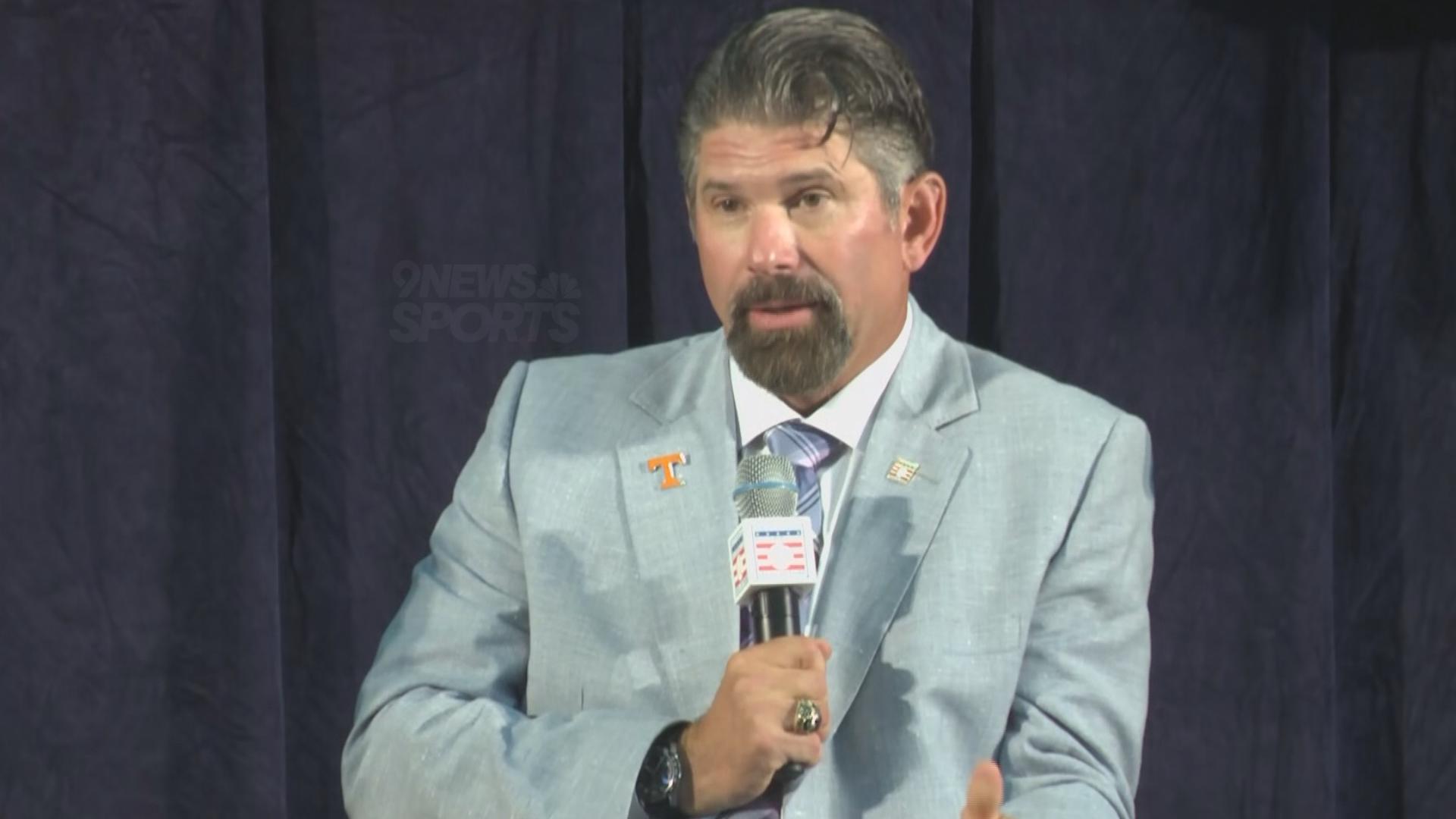 Helton became just the second Colorado Rockies player to join the National Baseball Hall of Fame.