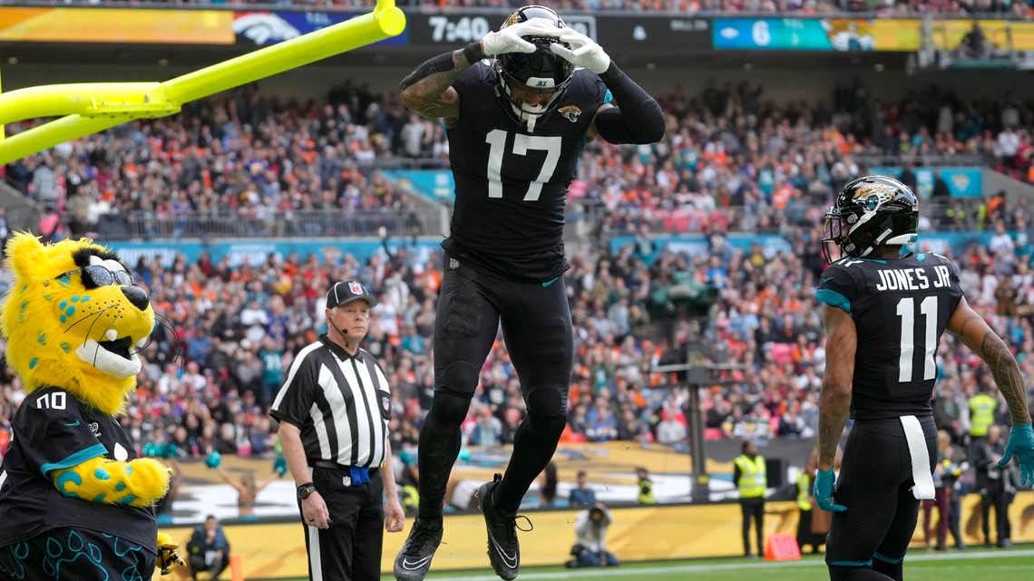 Denver Broncos 21-17 Jacksonville Jaguars: Latavius Murray's late touchdown  leads Broncos past Jaguars at Wembley, NFL News