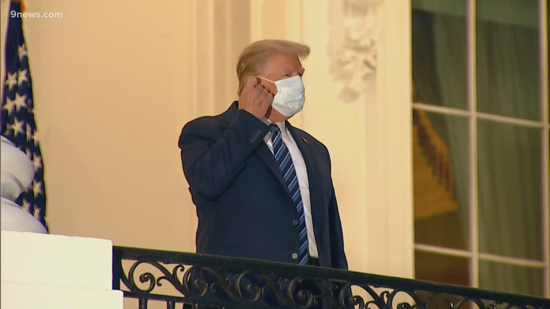 Landing Monday night at the White House on Marine One, Trump gingerly climbed the South Portico steps, removed his mask and declared, “I feel good.”
