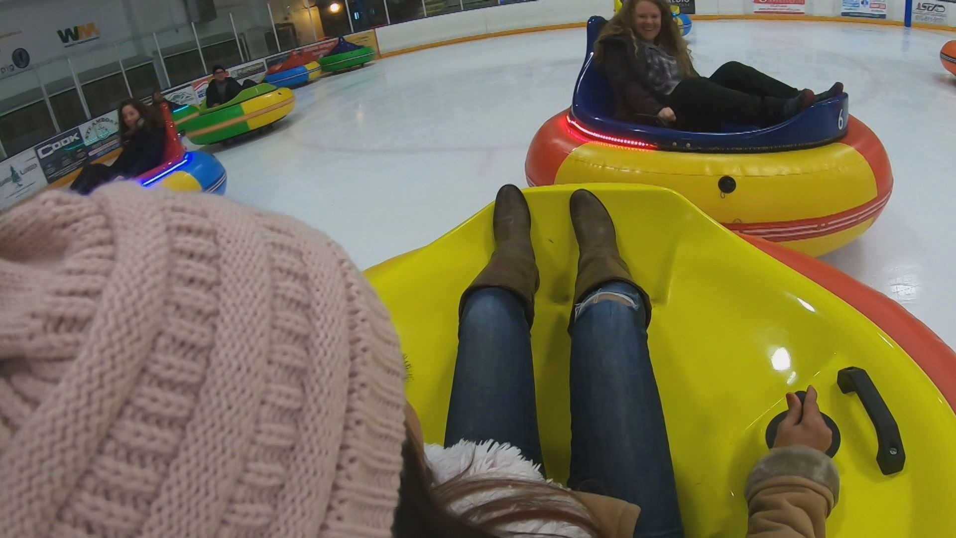 Steamboat Springs offers ice bumper cars