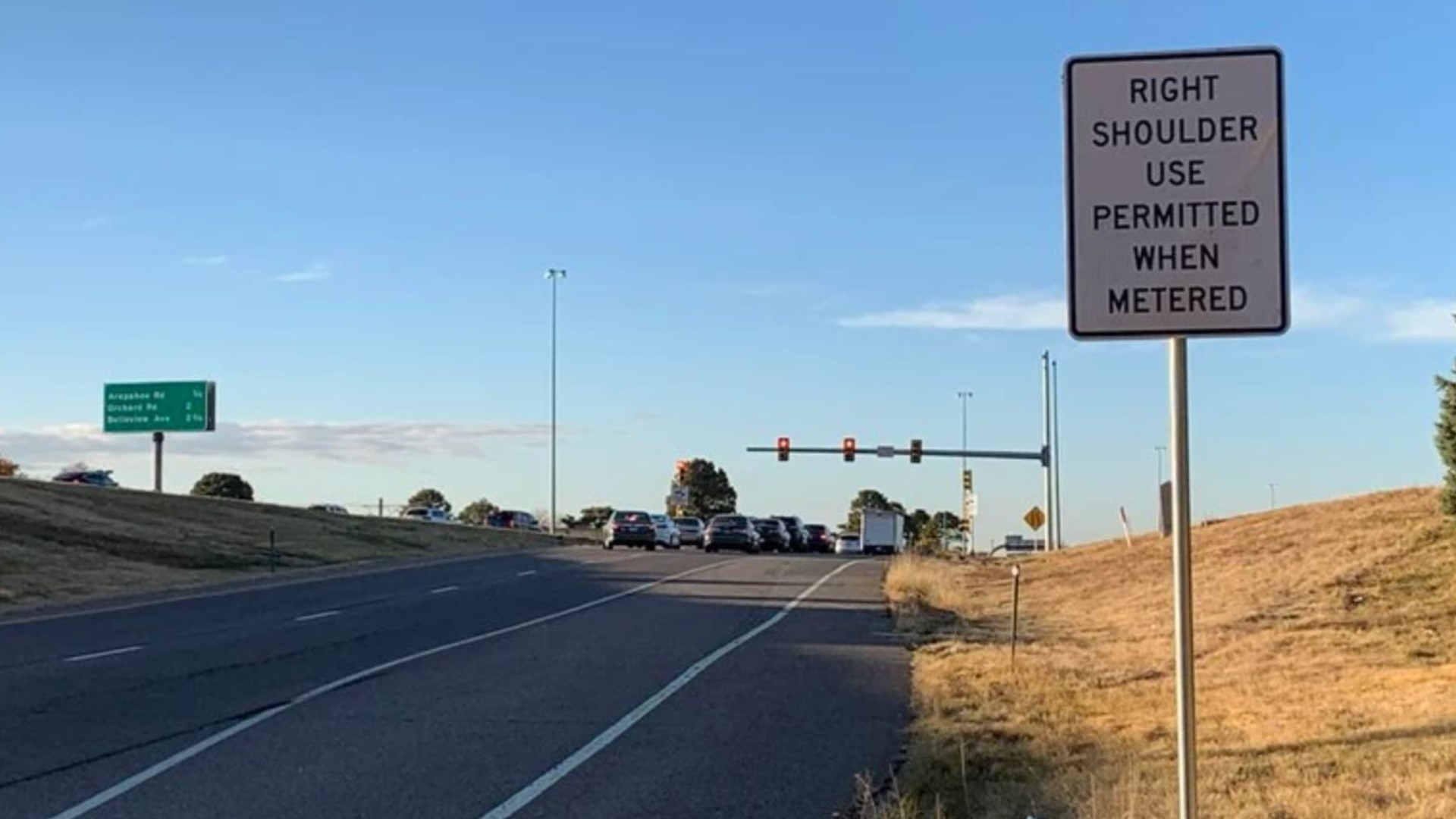 A new metering project along Interstate 25 is the first of its kind in Colorado and North America.