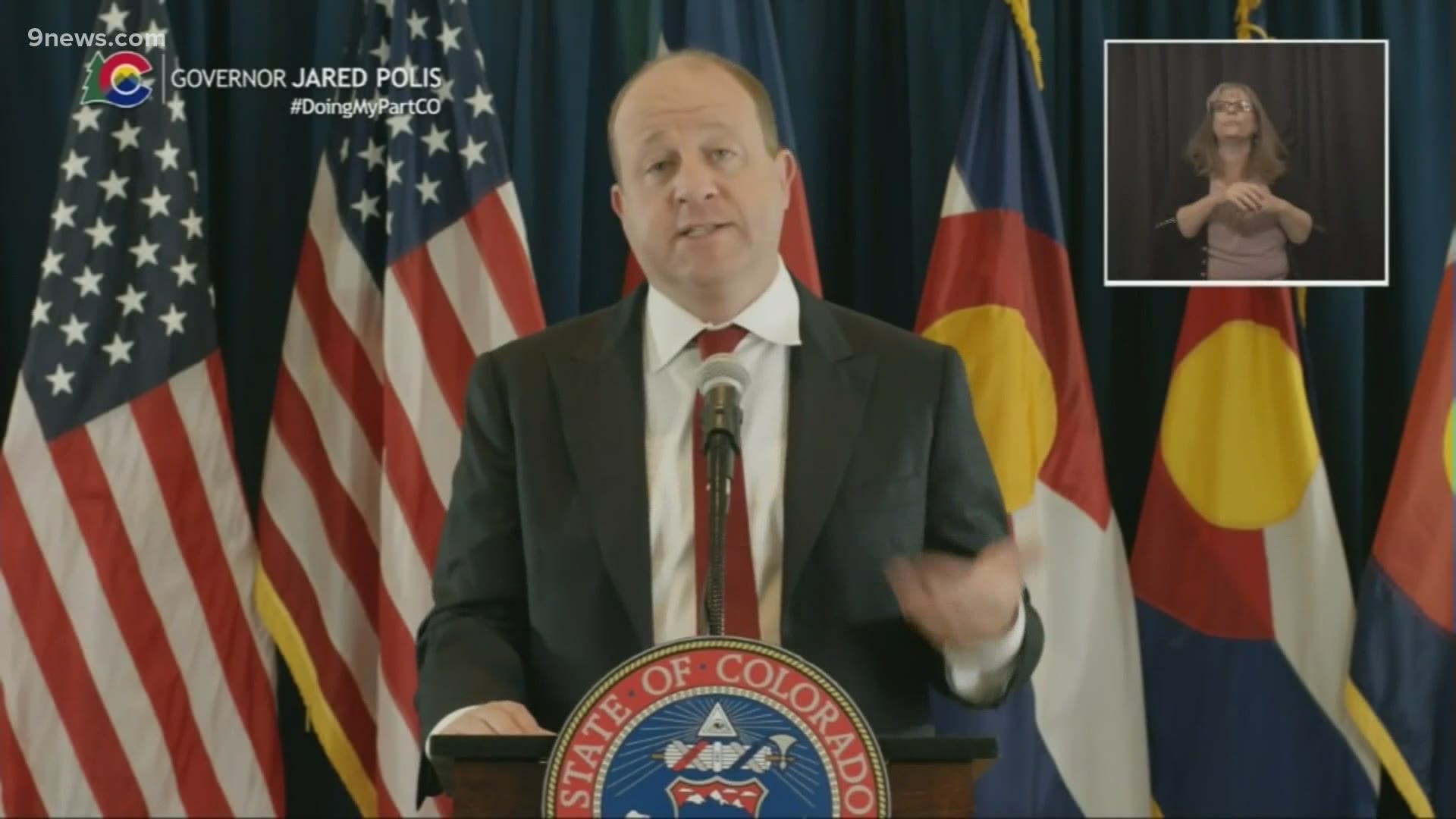 Gov. Jared Polis urged everyone to continue wearing masks and practice social distancing with the upcoming 4th of July holiday.