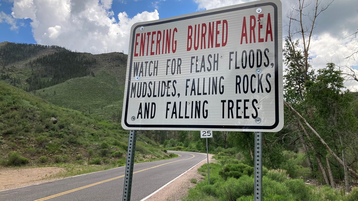5 Flash Flood Warnings issued for burn scars