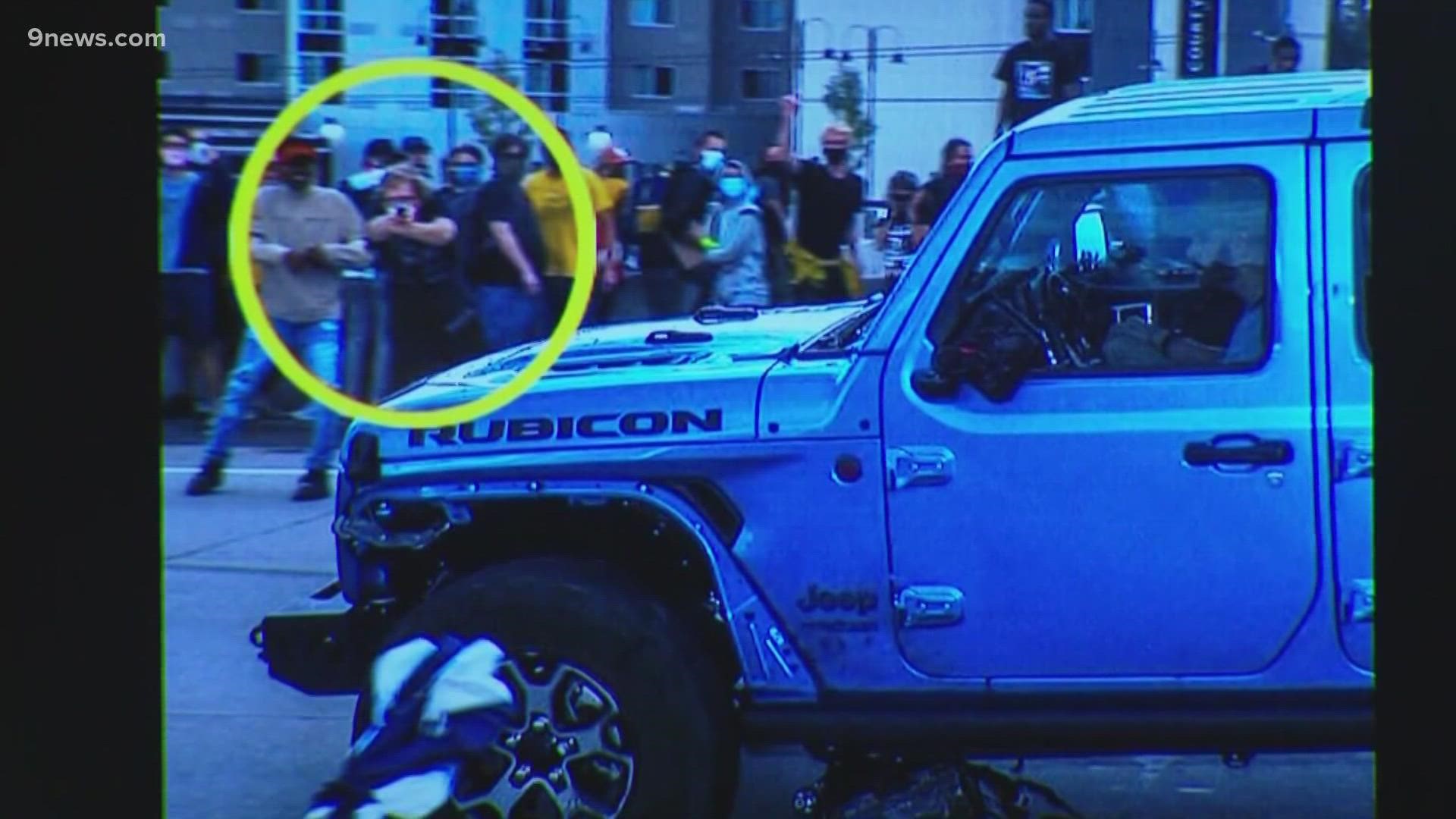 jeep colorado springs protest Katheryn Hudgens