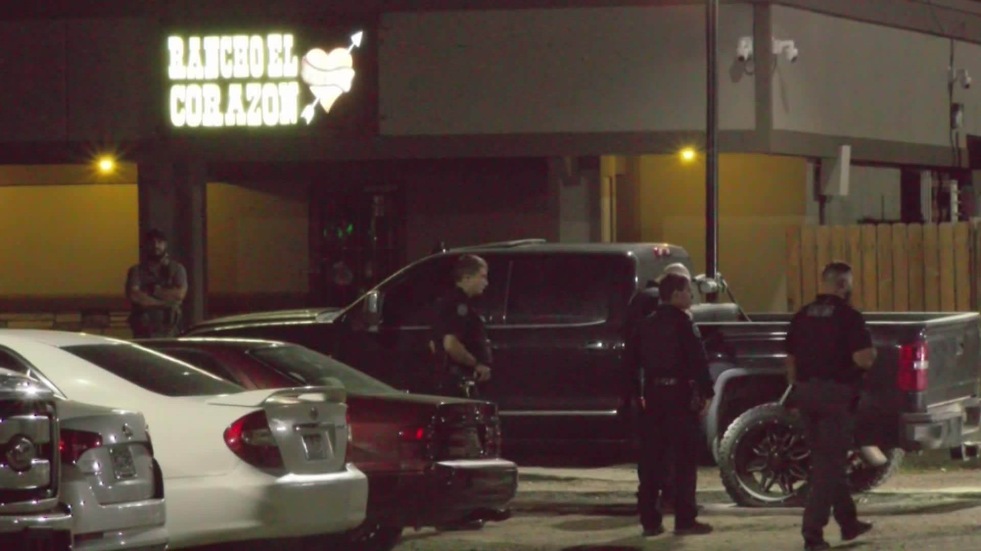 Police said two people were hurt in the Aug. 13 shooting outside the Rancho El Corazon bar.