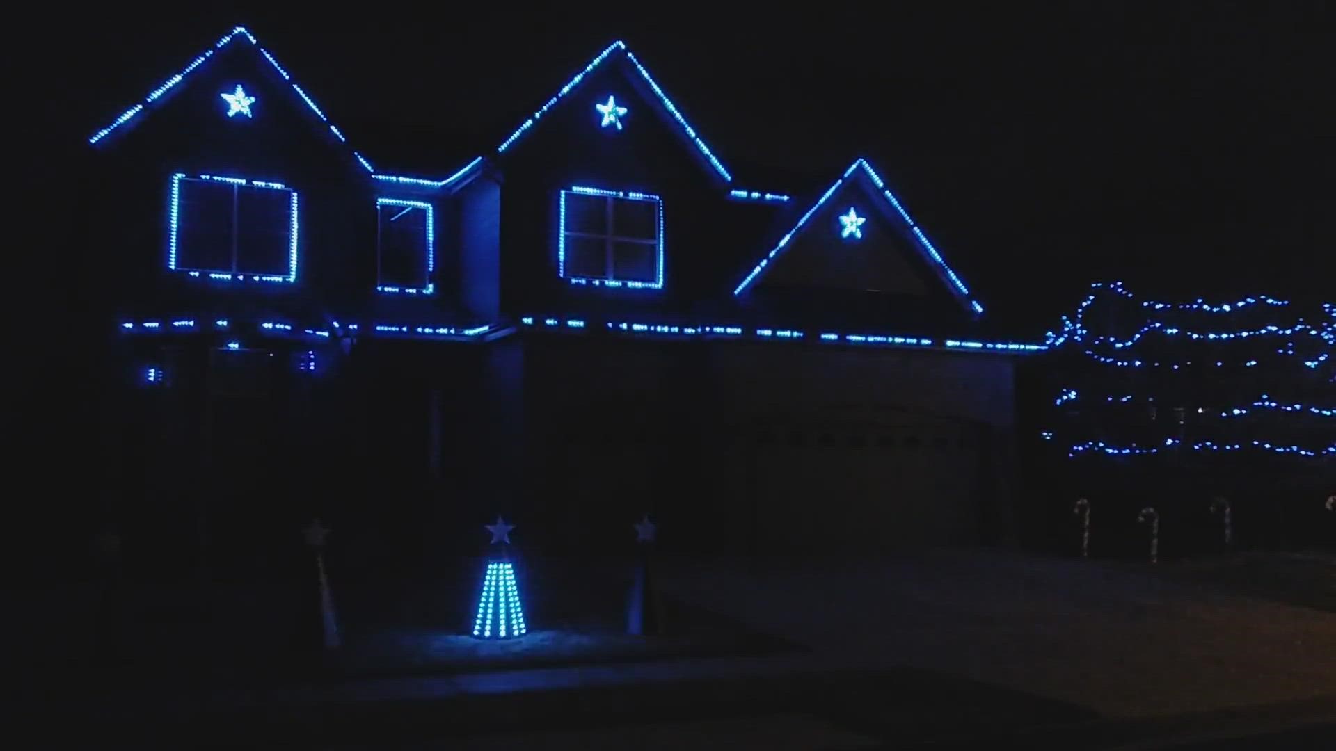 Christmas light show