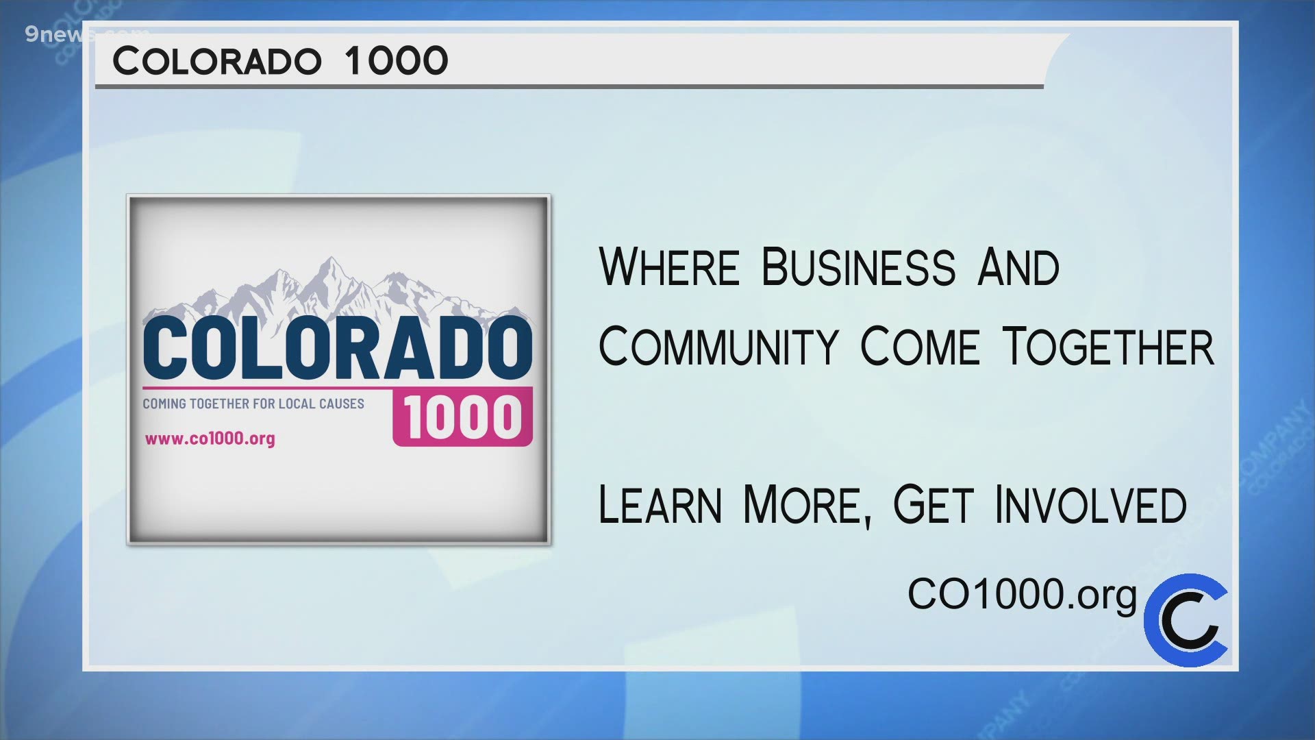 Learn more about the businesses in your area committed to giving back at CO1000.org.