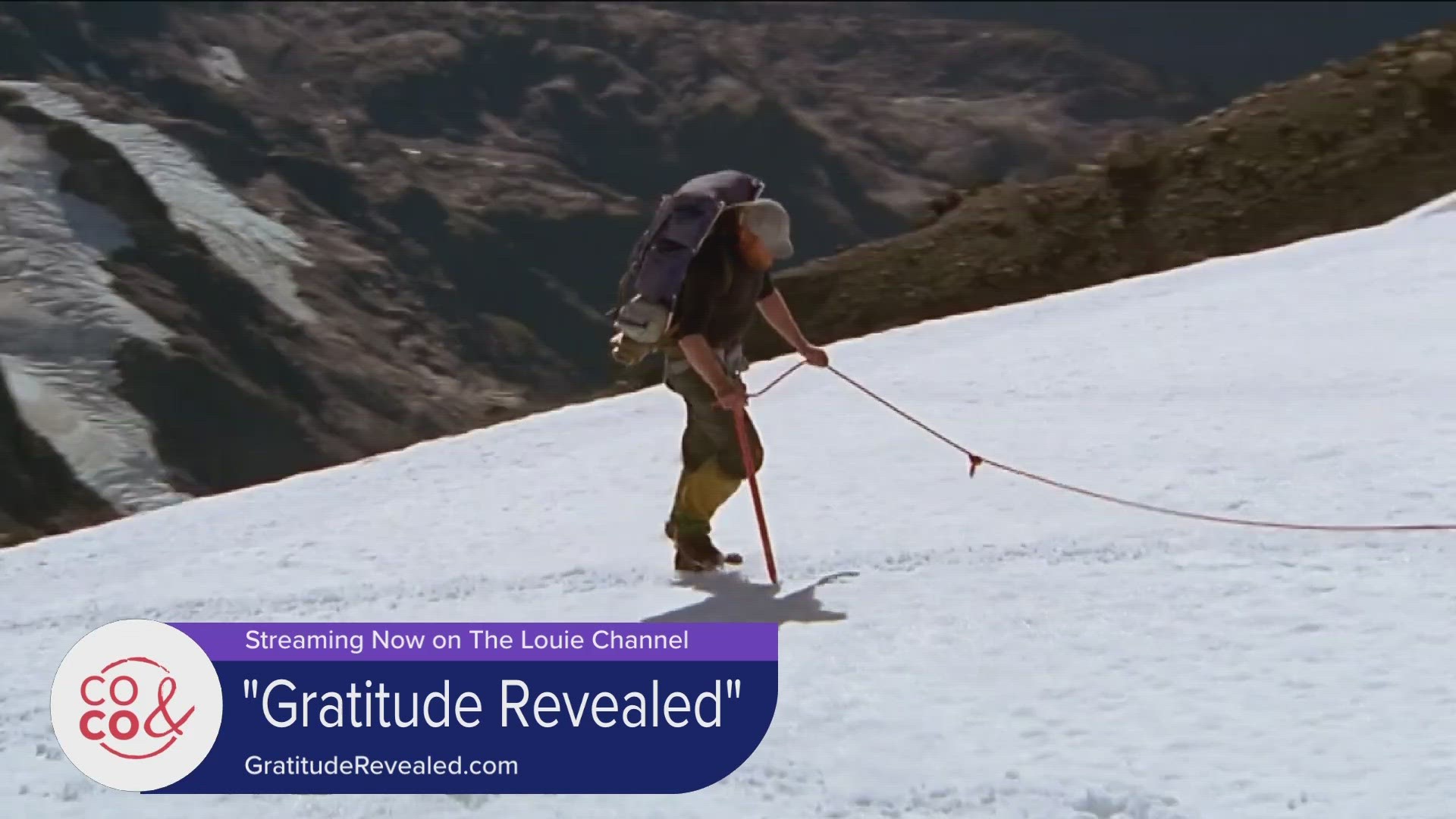 "Gratitude Revealed" is streaming now on the Louie Channel and on GratitudeRevealed.com.