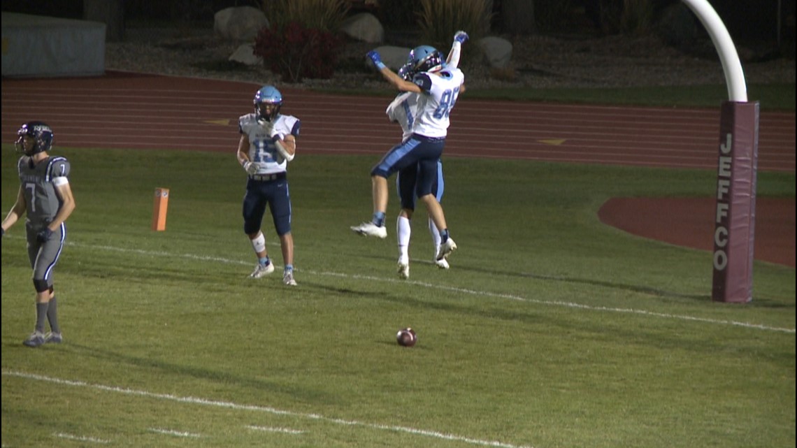 Ralston Valley High School defeats Columbine in football