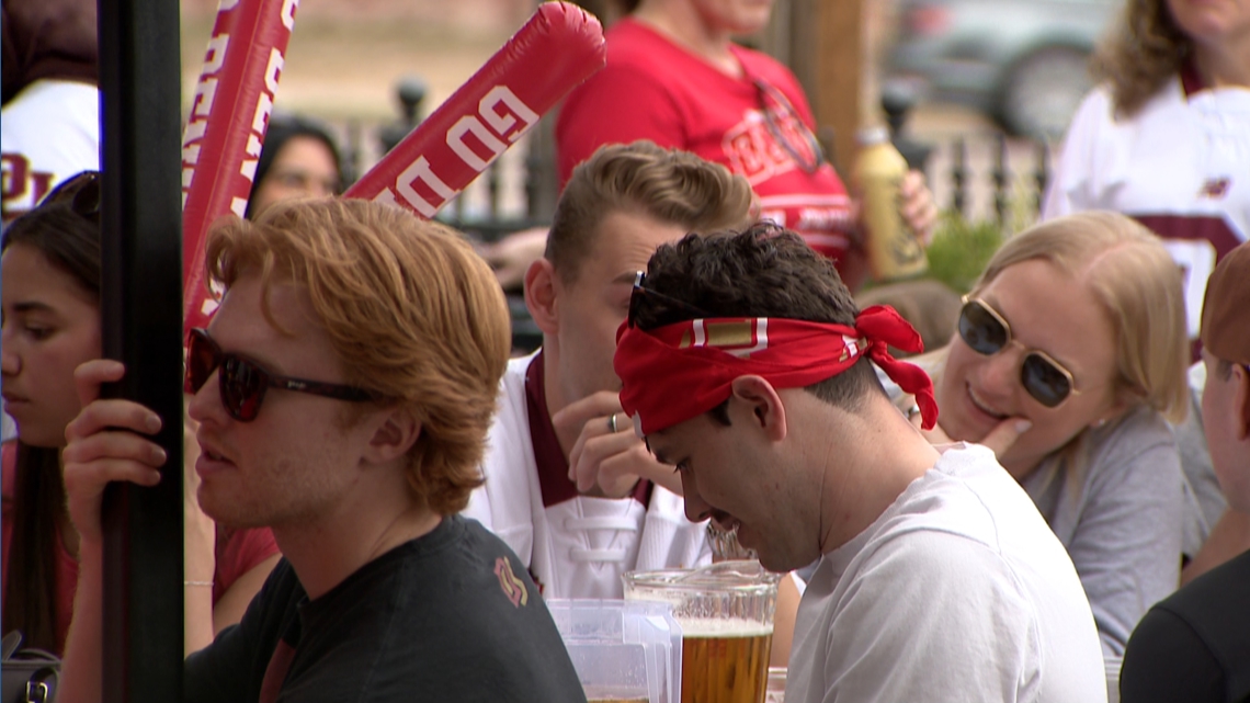 'Write this in your history books': Denver fans celebrate Pioneers' 11th national championship