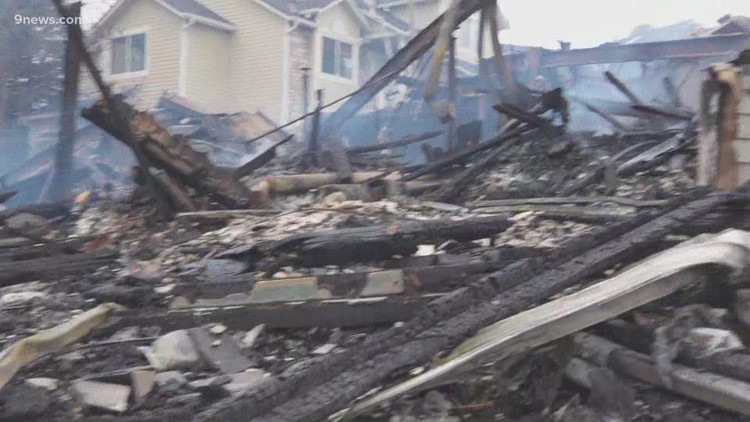 In Boulder County, some homes were completely destroyed while others weren't touched