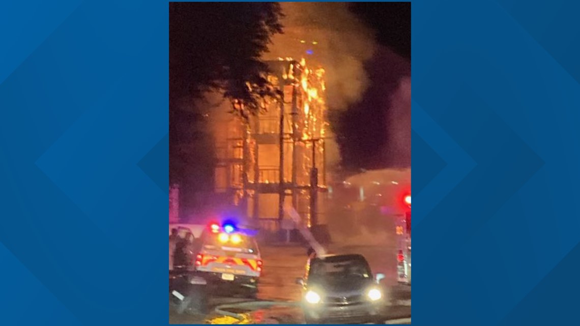 Firefighter transported after responding to early morning fire | 9news.com