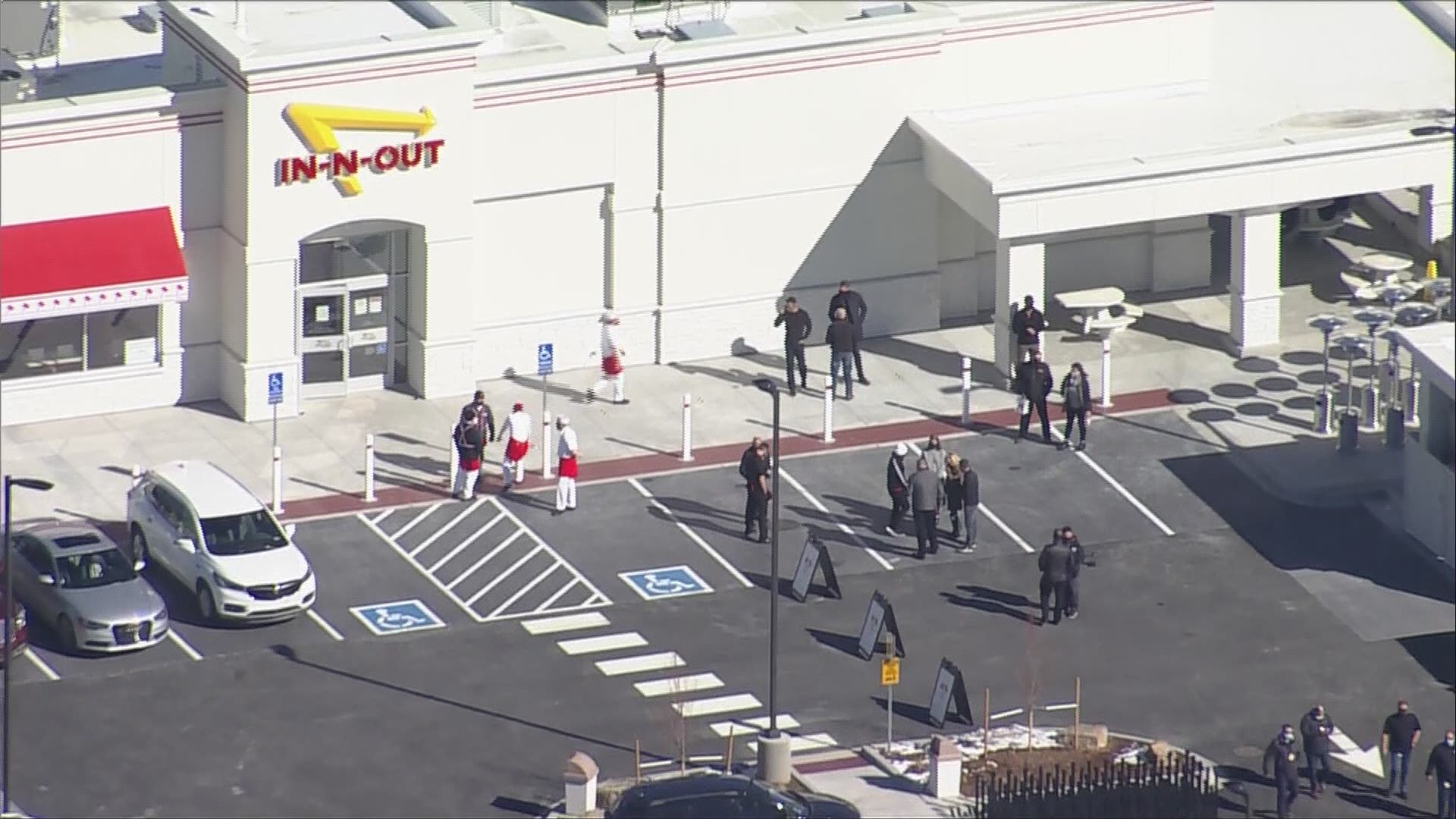 Colorado’s third In-N-Out restaurant opened Monday on East Westview Road next to Park Meadows Mall. SKY9 captured video of those first in line.