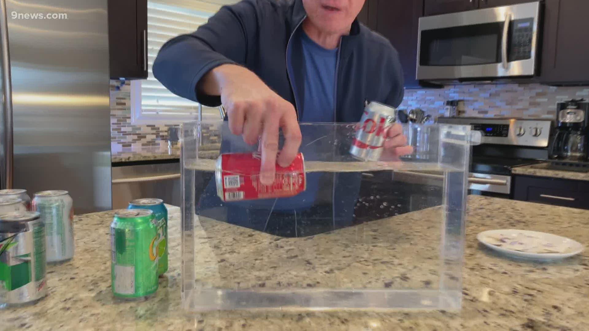In today's Science Minute, Steve Spangler shares a simple experiment you can try at home to show the differences in your soda.