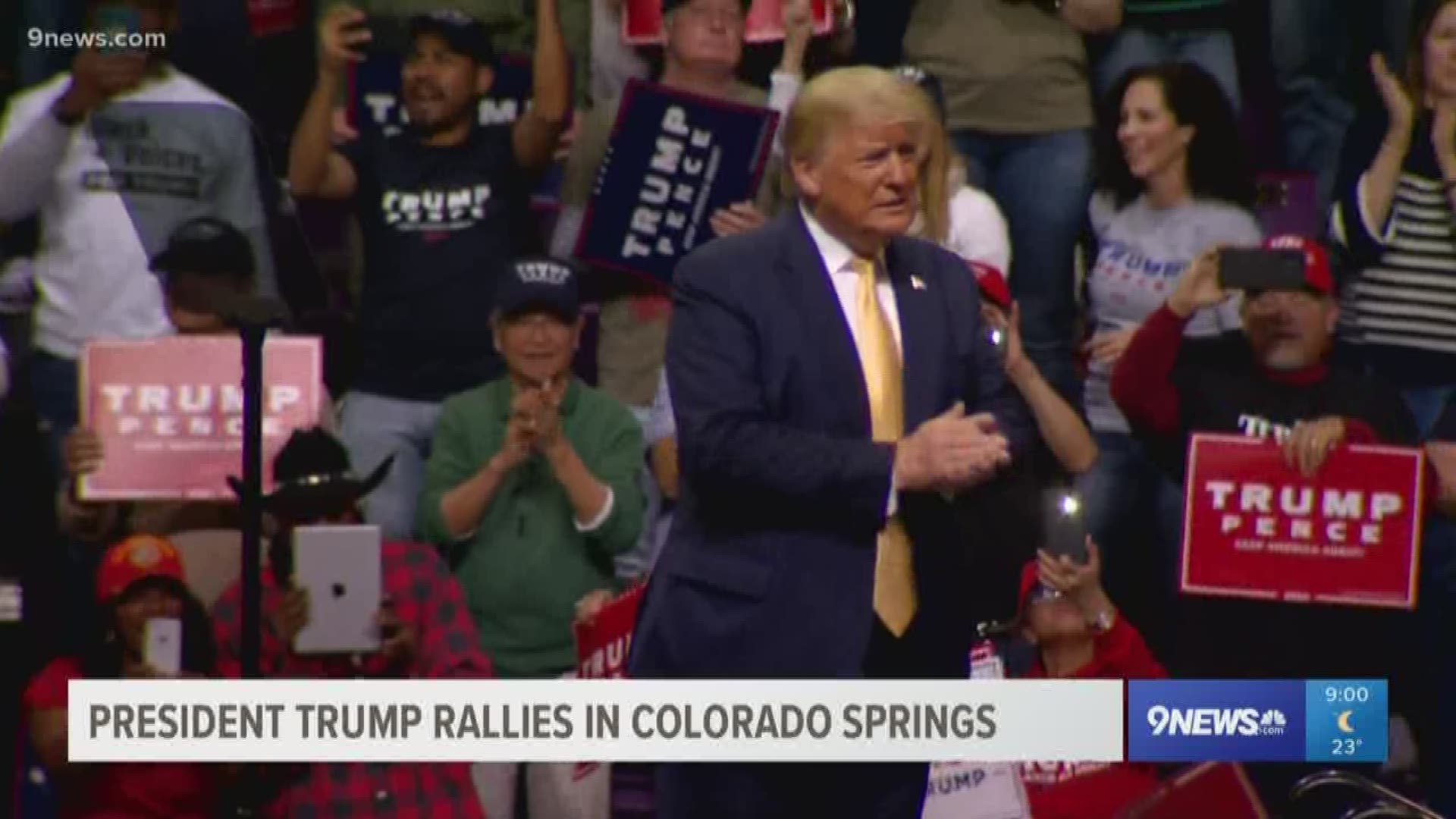 The president spoke in front of a packed crowd in Colorado Springs for more than 90 minutes.