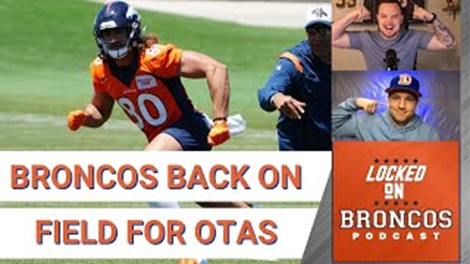 Denver Broncos veteran and rookie players are back on the practice field at the UCHealth Training Center for the continuation of voluntary organized team activity.