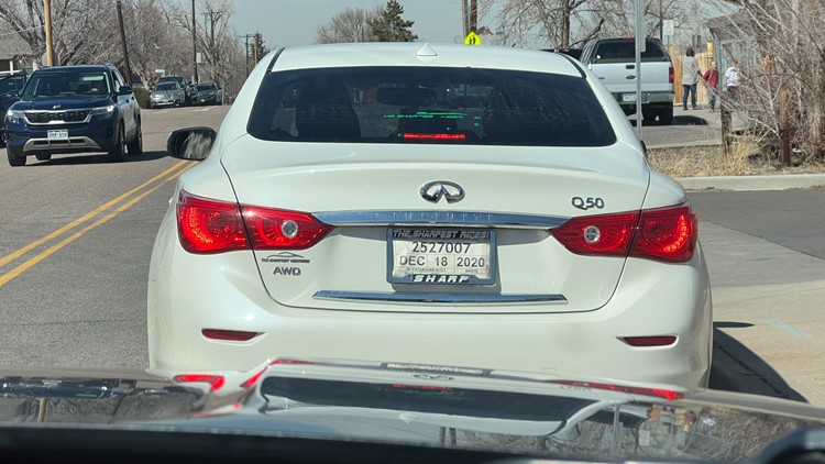Police pull over car with expired tags from 2020