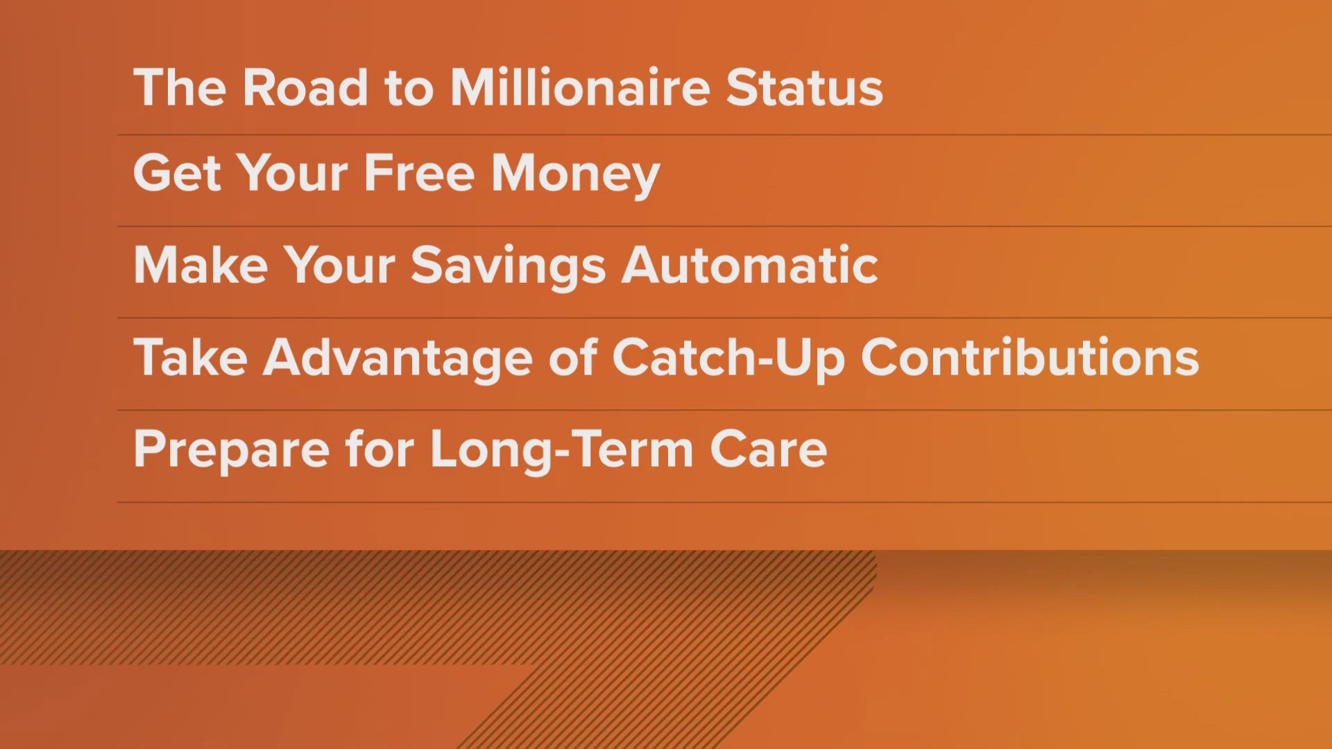 Tips for staying on track with your retirement goals | 9news.com