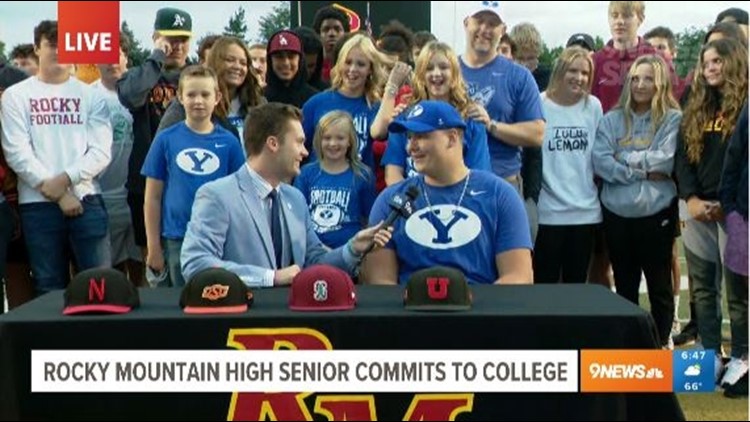 Rocky Mountain High's Ethan Thomason commits to BYU on 9NEWS
