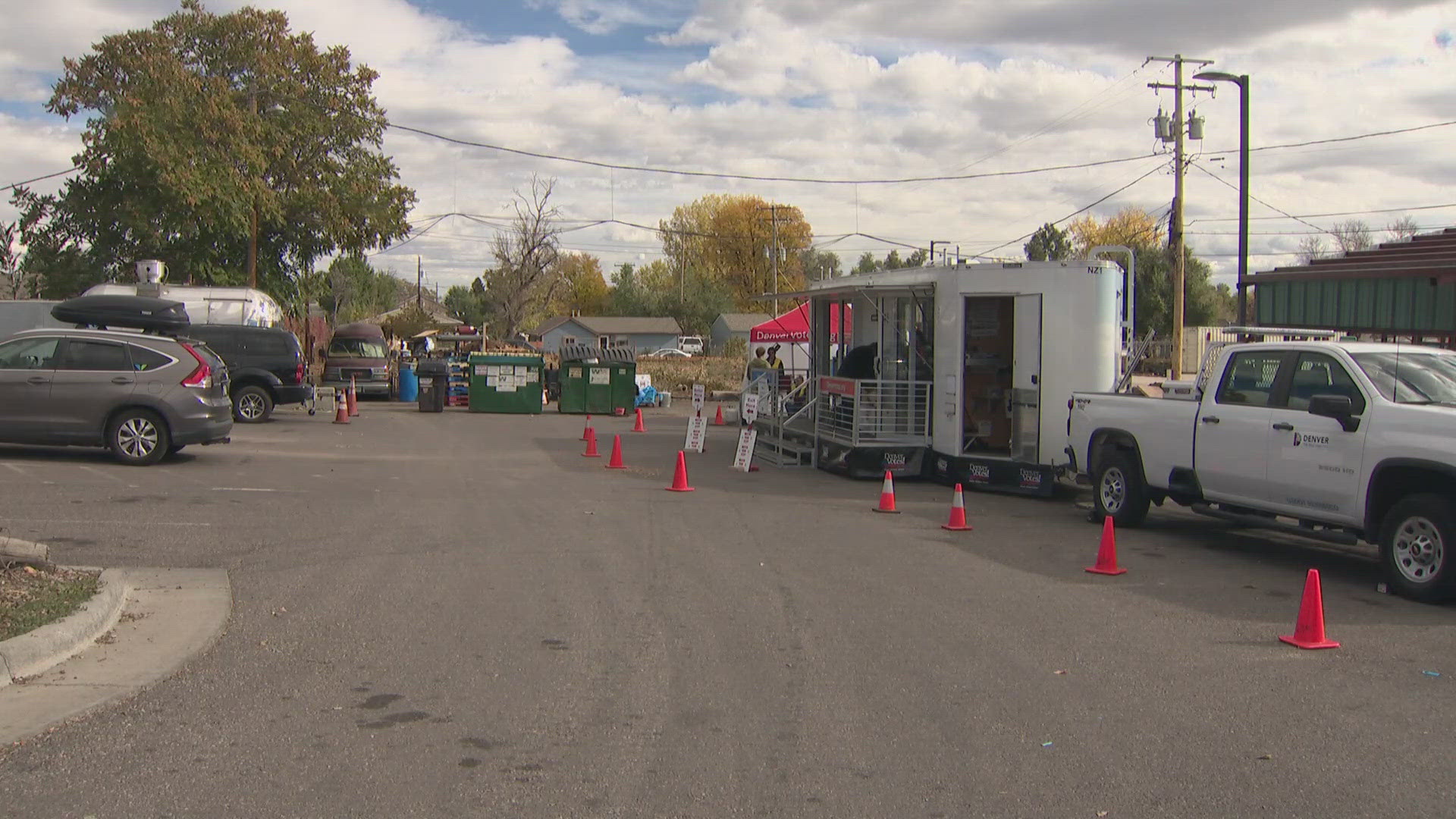 Some people are casting their ballot for the very first time on Election Day thanks to a mobile voting site. It's in a Denver neighborhood with a low voter turnout.