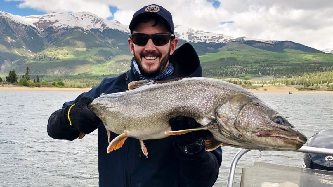 CPW biologist catches trophy trout caught at Twin Lakes | 9news.com