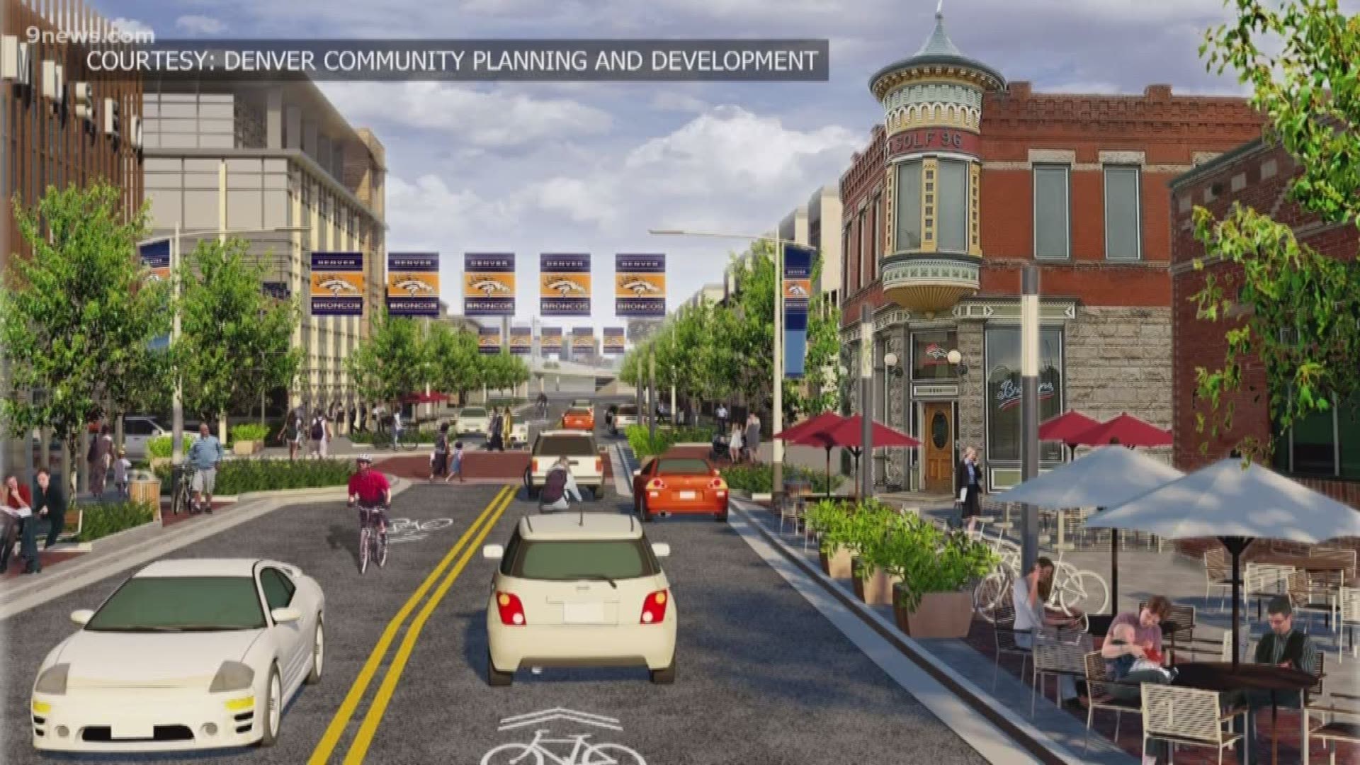 The Denver City Council voted to adopt the Stadium District Master Plan, which is aimed at creating a mixed-use development in the Broncos Stadium parking lot.