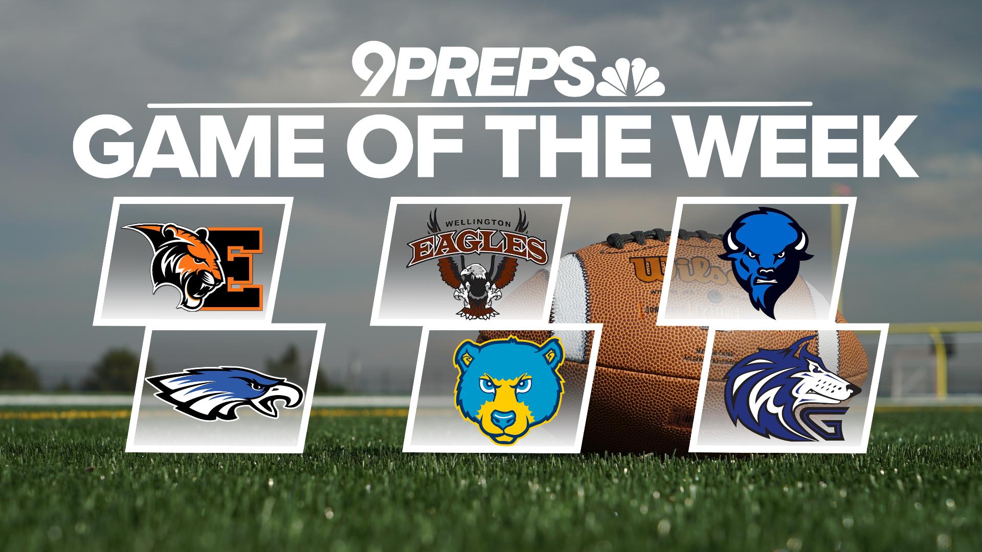 Cast your vote to help us determine which high school football game to showcase Friday night!