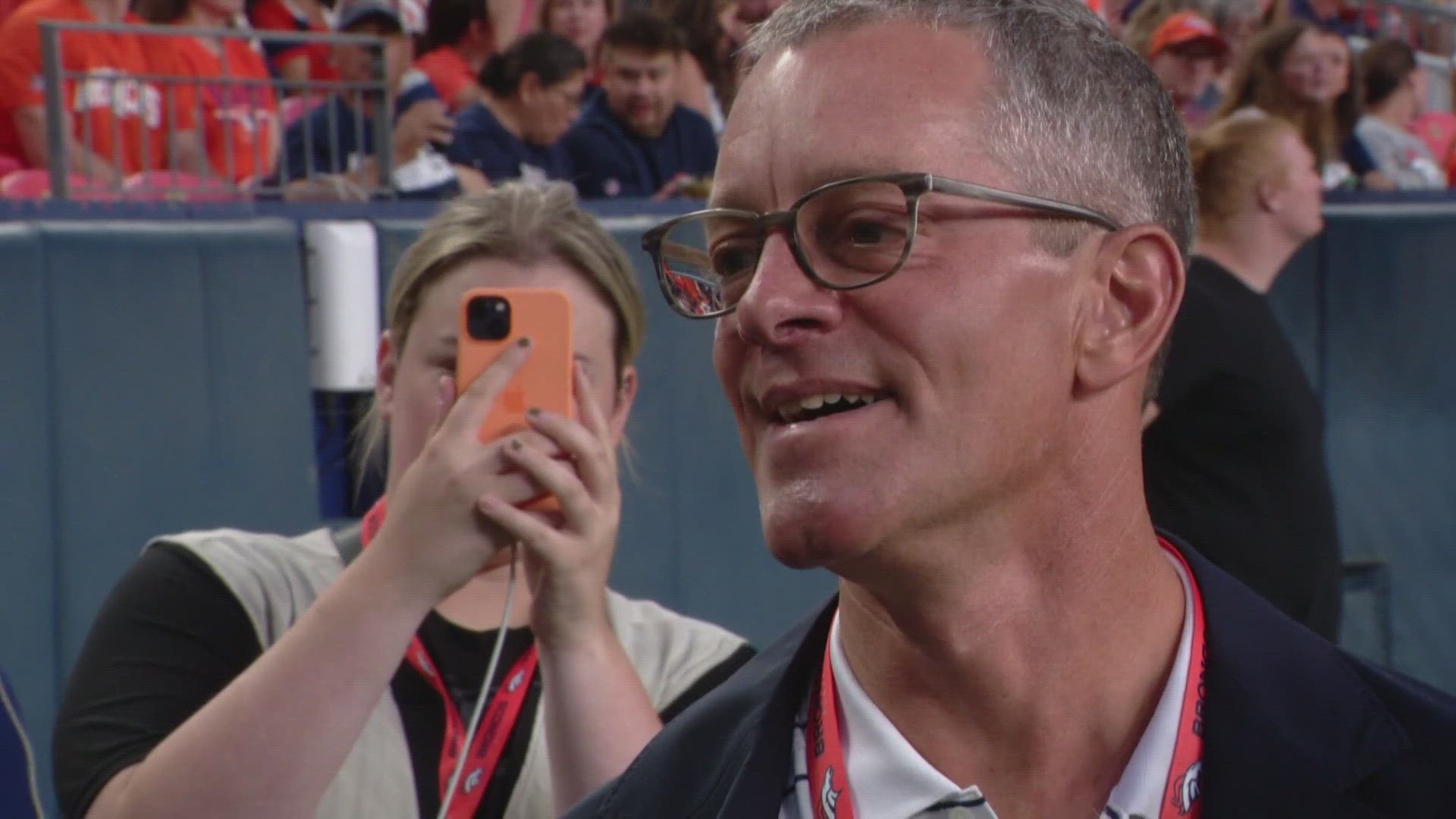 Denver Broncos owner Rob Walton before an NFL football game Sunday