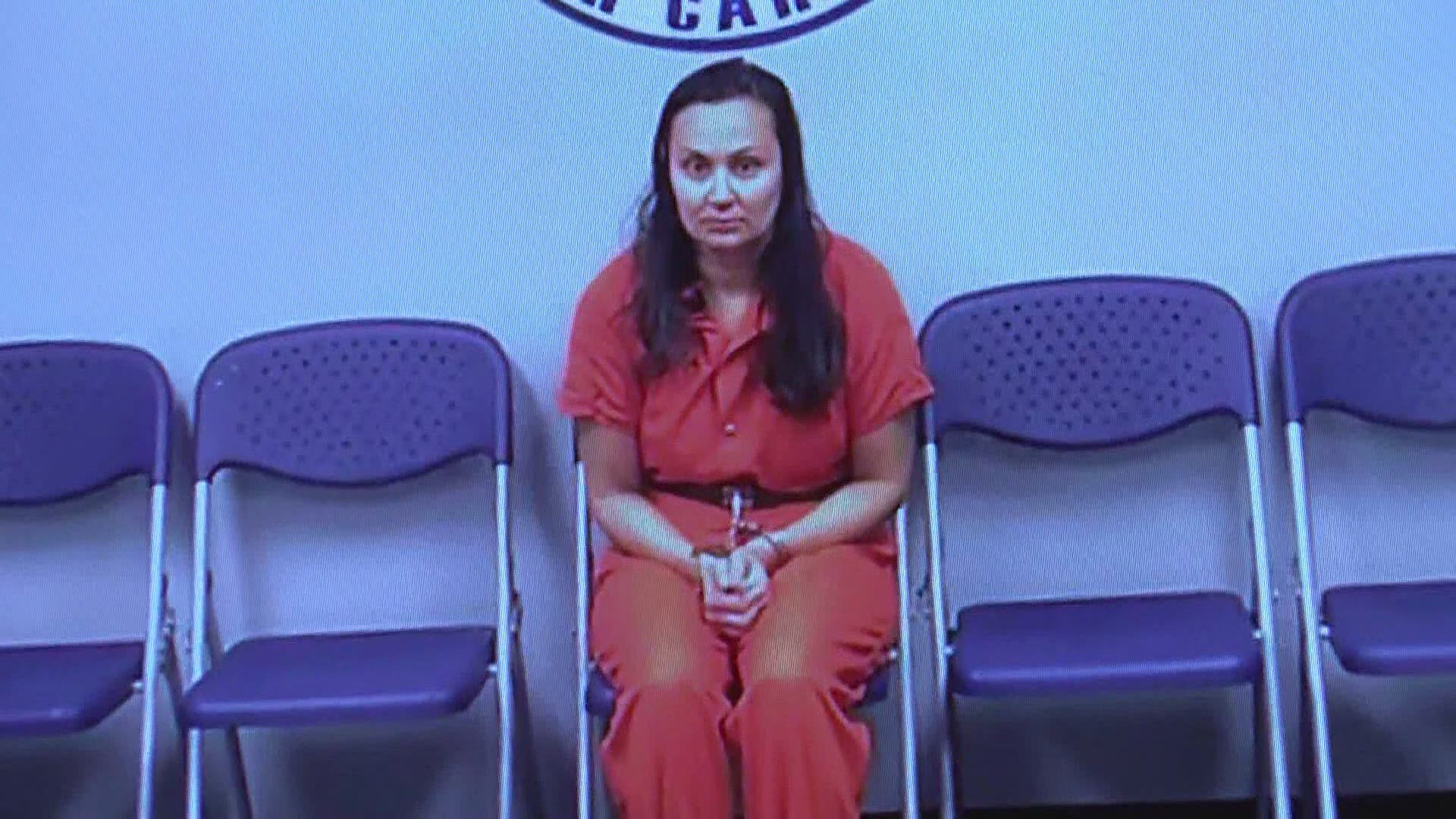 Letecia Stauch, who is accused of killing her 11-year-old stepson Gannon Stauch, appeared in court Tuesday morning in Myrtle Beach, South Carolina.