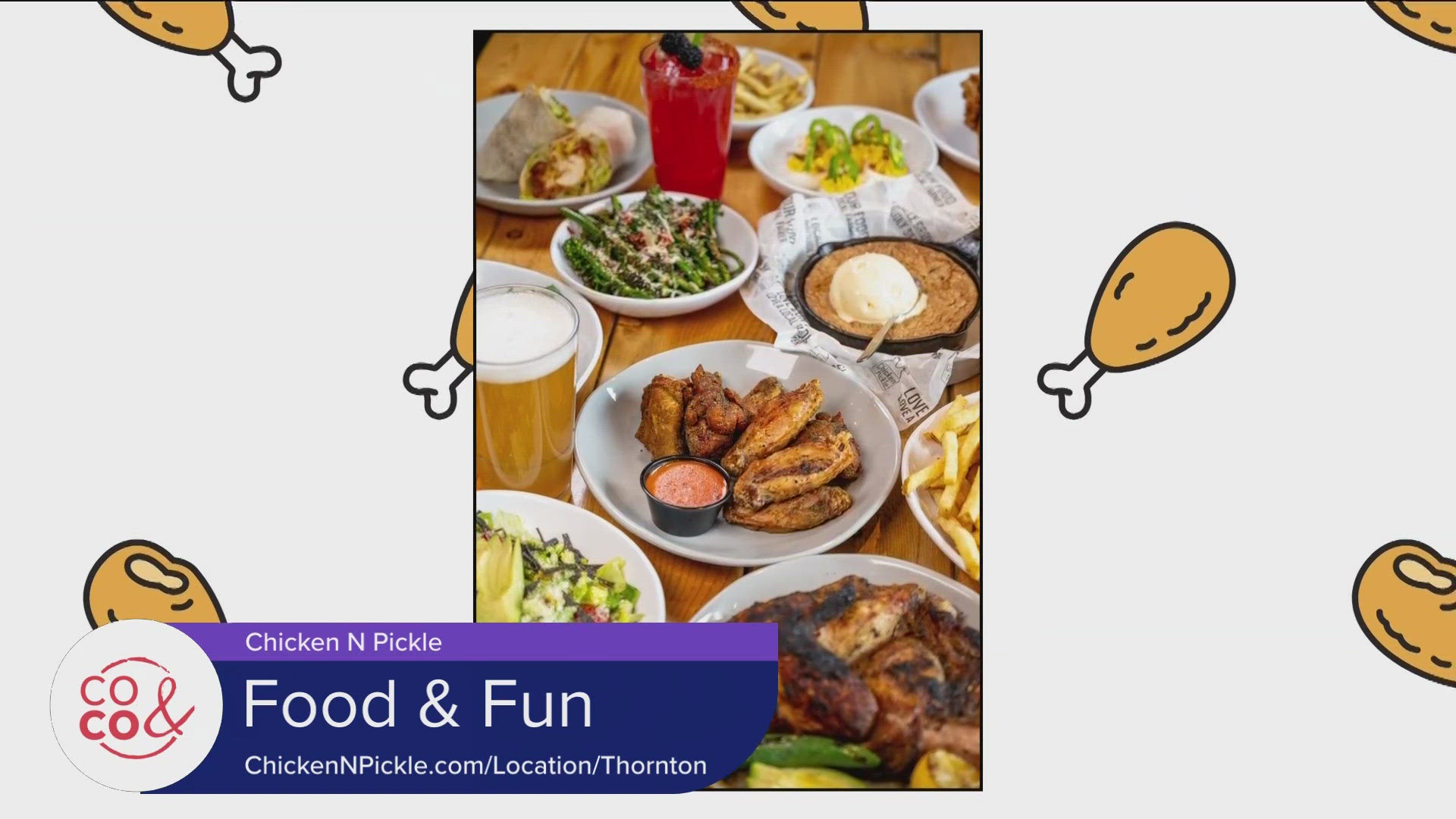 Make a reservation at the brand new Chicken N Pickle in Thornton at ChickenNPickle.com. 