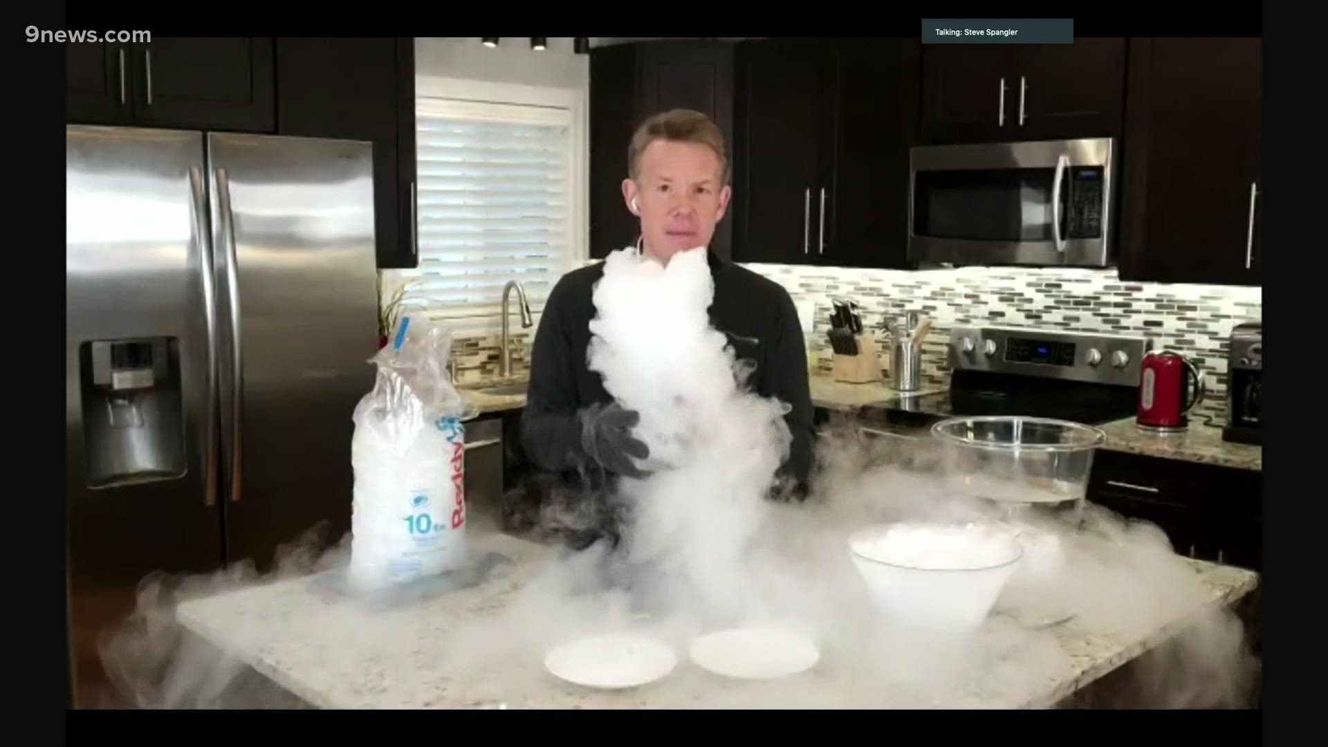 Science guy Steve Spangler shows us how dry ice gets to such cold temperatures.