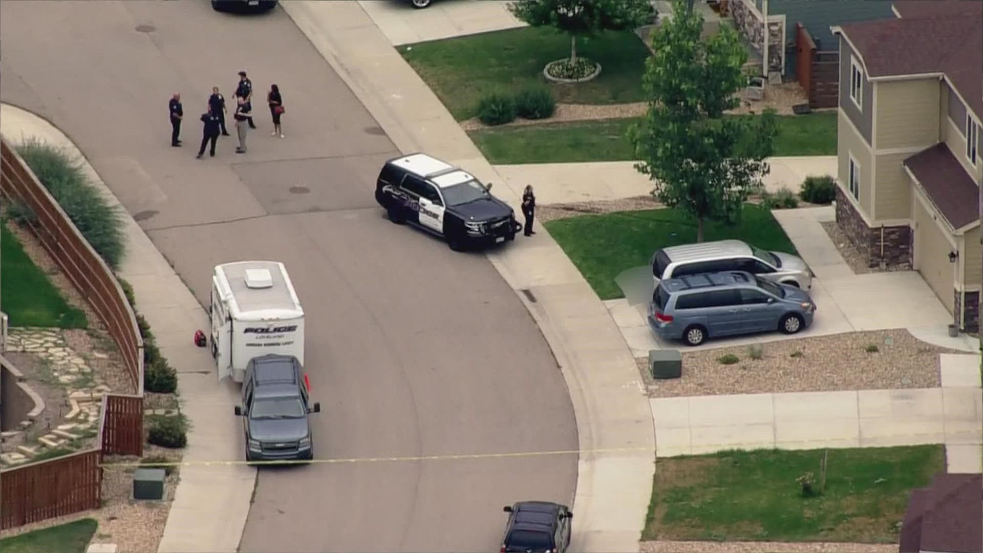 Two people were found dead in a Loveland home Thursday afternoon, leading law enforcement on a search that prompted shelter-in-place orders for multiple neighborhood