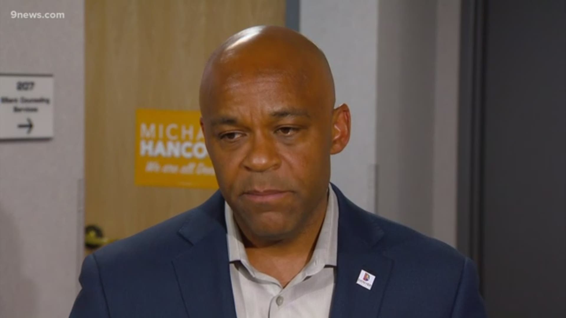 Mayor Michael Hancock publicly apologized for comments he made during a debate Tuesday night regarding sexual harassment accusations against him.