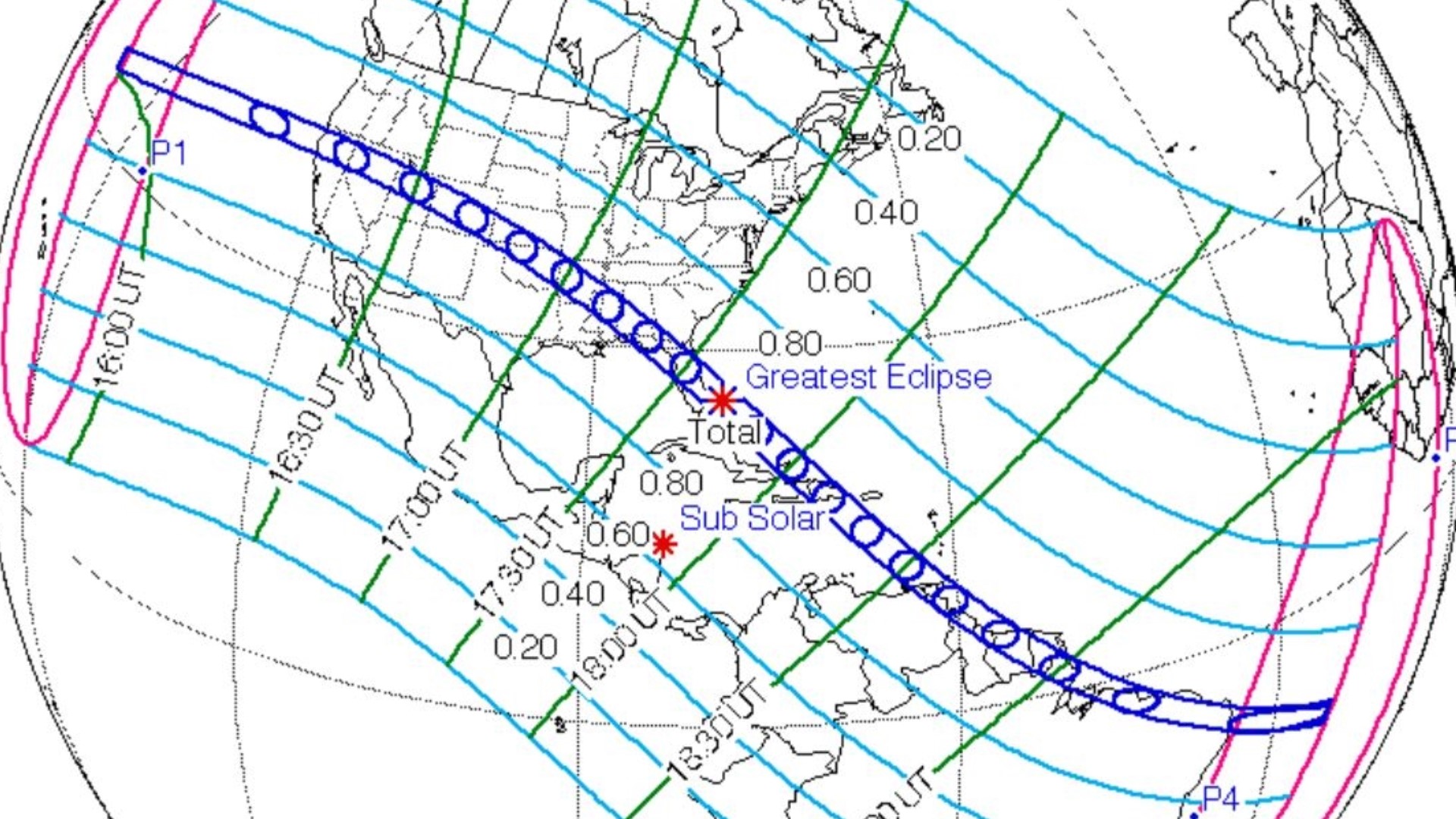 2045 total solar eclipse Path and map of the next big US eclipse