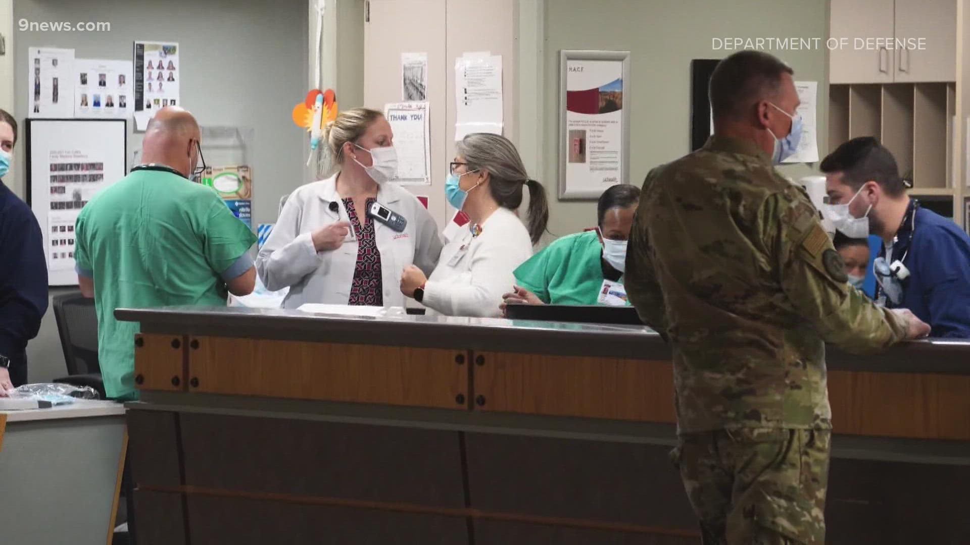 Colorado's fall COVID surge was so serious - the military was called in to help a hospital in Northern Colorado cope.