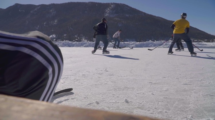 Pond hockey helps heal Grand Lake after East Troublesome Fire