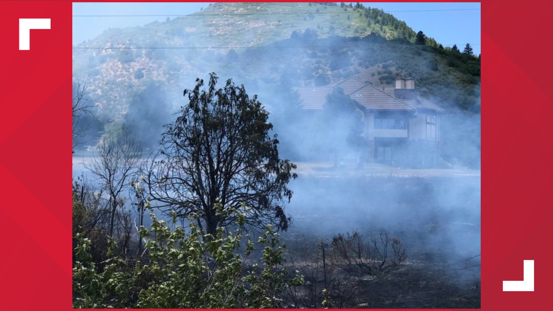 Brush fire burns near Deer Creek Canyon Park Jefferson County | 9news.com