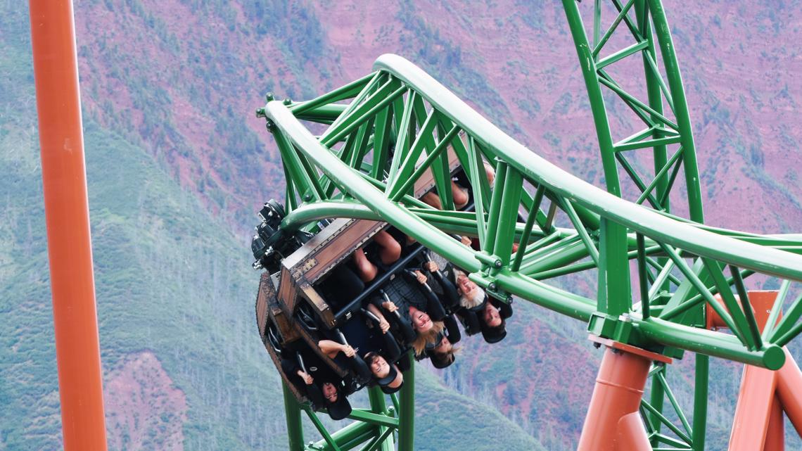 Highest looping roller coaster in US opens in Colorado mountains