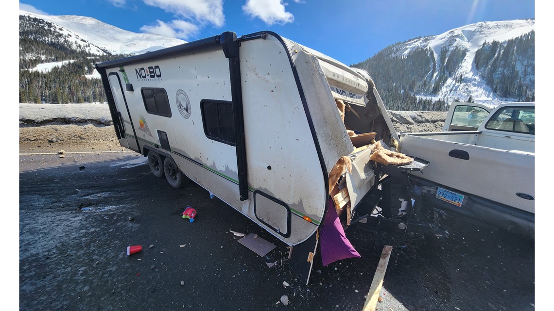 Driver says potholes caused crash on I-70 | 9news.com