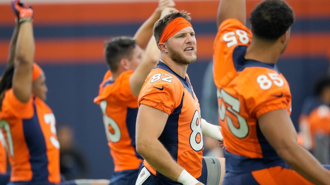 Denver Broncos' do-it-all tight end Adam Trautman ready for pads