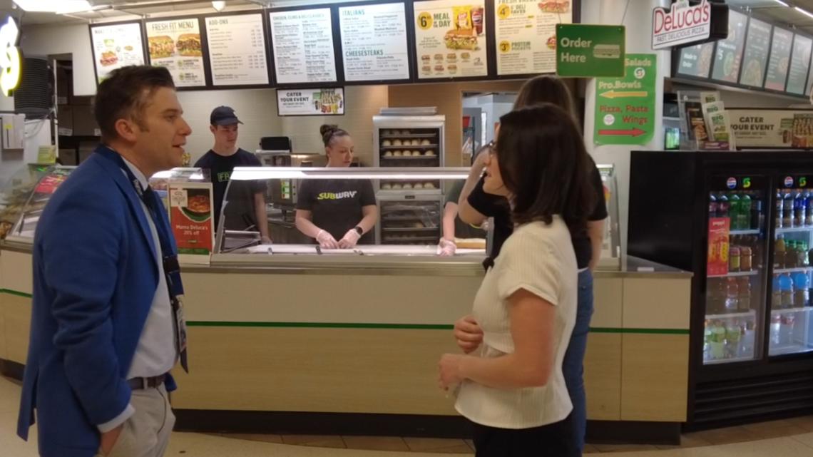 Student journalist inspired by Steve On Your Side to price check CSU food court