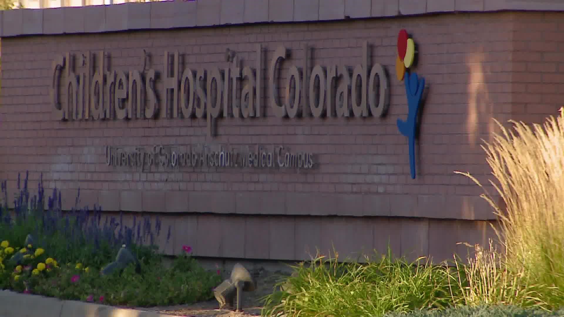 According to Children's Hospital of Colorado, the incident happened overnight. No one was hurt.