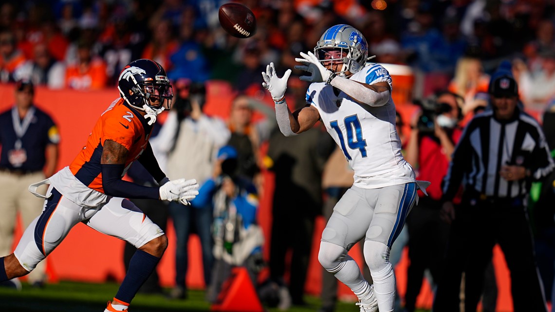 Demaryius Thomas honored by Denver Broncos, who rout Detroit Lions