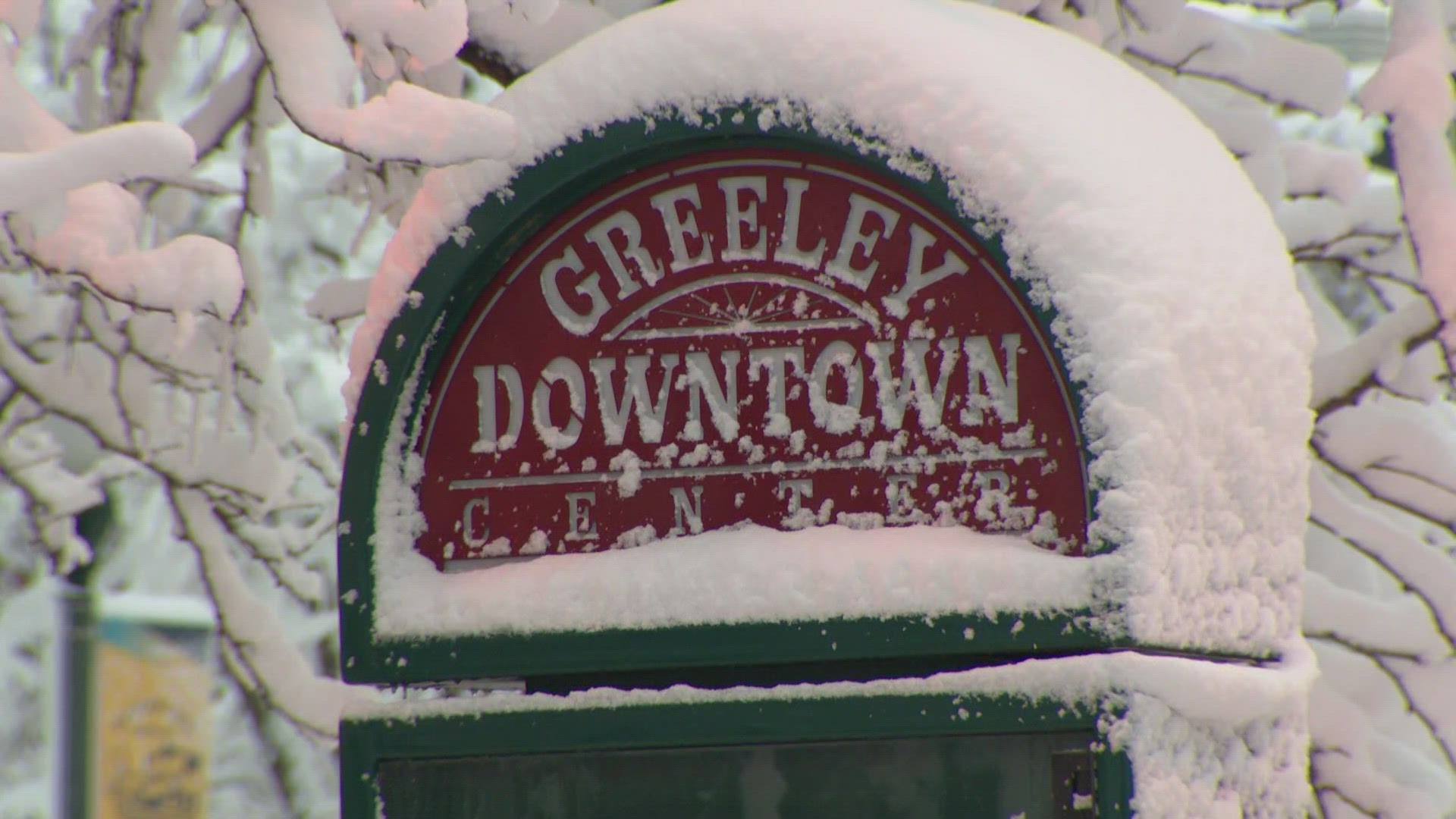 Greeley, Colorado, got 13. 5 inches of snow last night — the most it has gotten from a snowstorm in years.