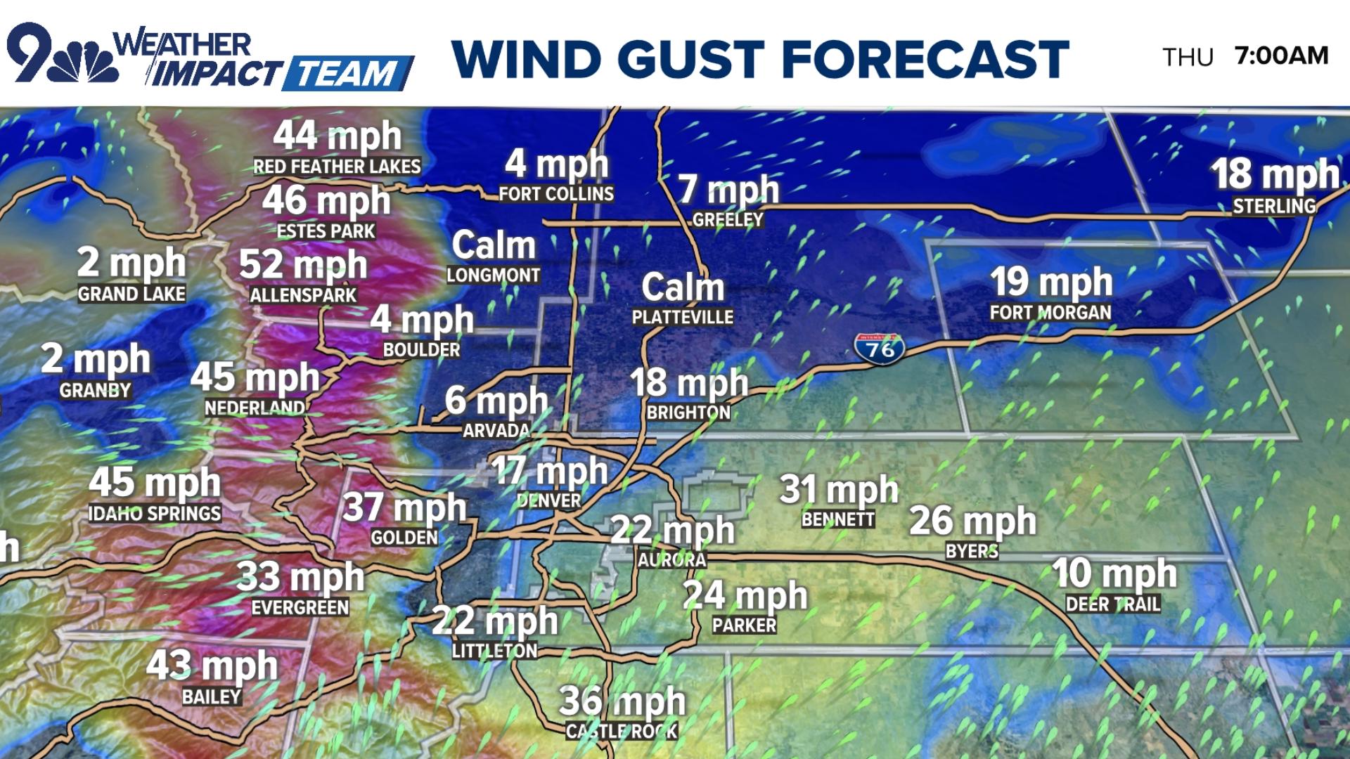 Elevated fire danger with windy warm conditions on Thursday. Slow cooling trend begins tomorrow ahead of Friday showers