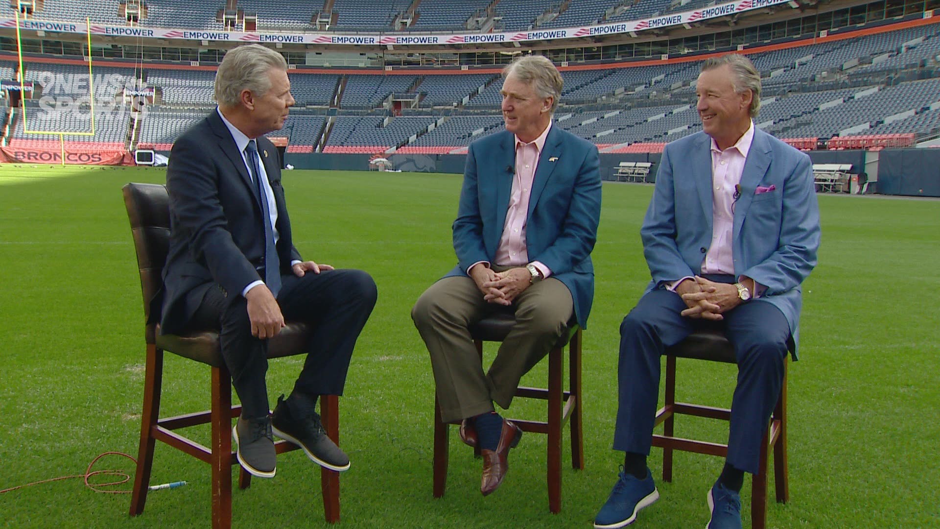 9NEWS' Broncos Insider Mike Klis speaks with Broncos President/CEO Joe Ellis and Empower Retirement President/CEO Ed Murphy III about newly named Empower Stadium at Mile High.