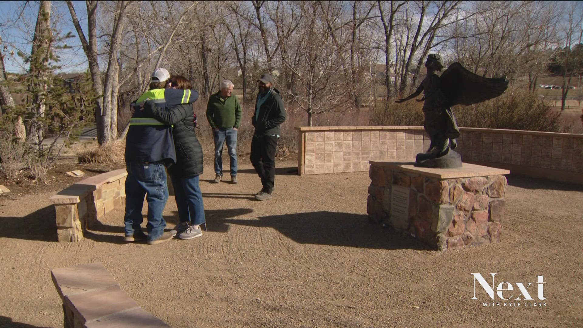 Vandals chopped down trees in Parker's Angel Memorial Garden last week. The trees stand in remembrance of children lost. That didn't sit right with the community.