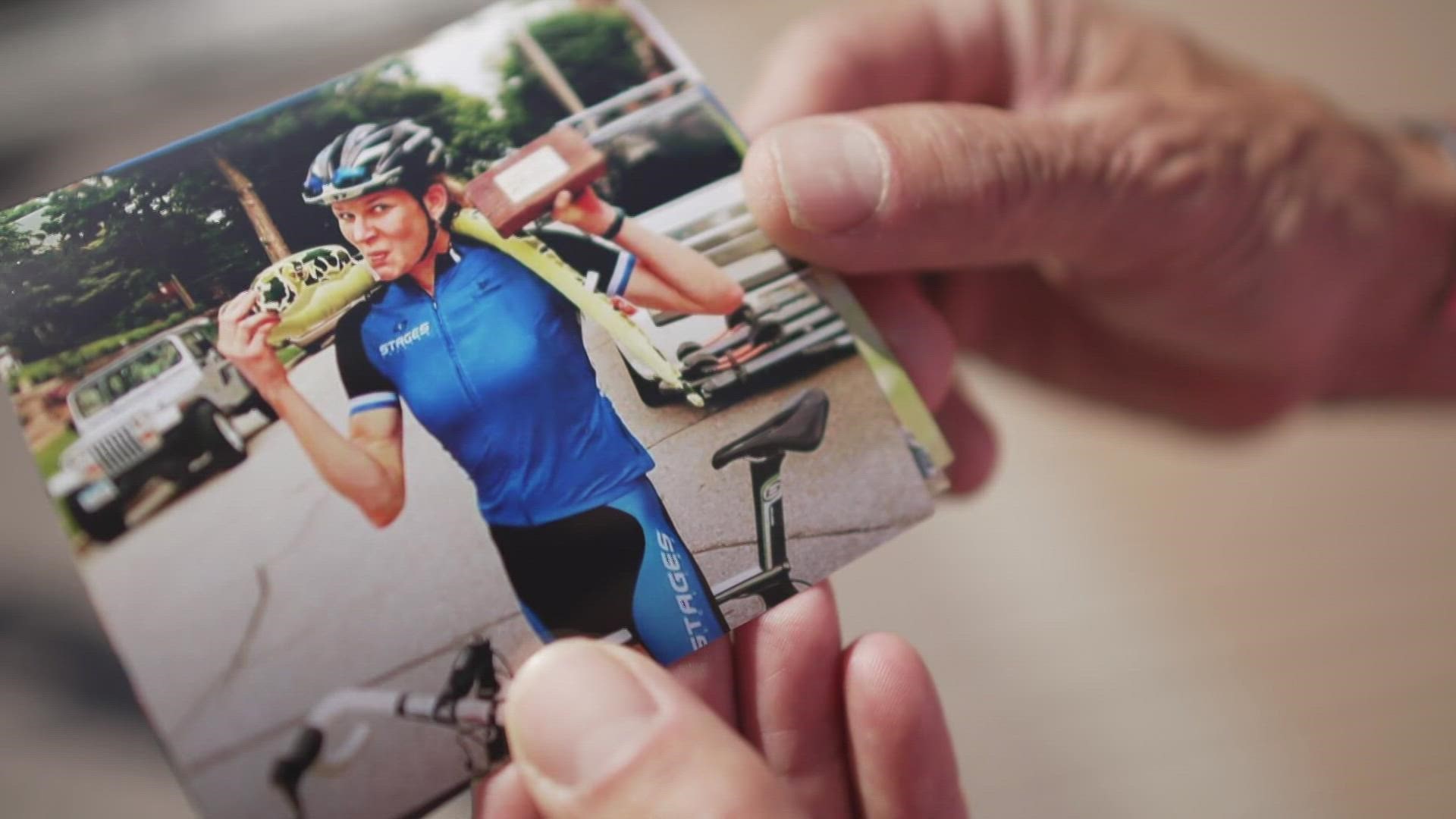 She was a champion cyclist who was known for the kindness and joy she expelled every moment. Gwen Inglis was killed by a drunk and high driver in Lakewood last year.